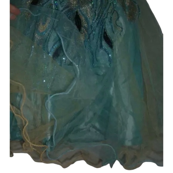 Sarah Bridal Dress Peacock Tulle Sequin Ballet Carrie Bradshaw Tutu Wedding Boho - Picture 11 of 16